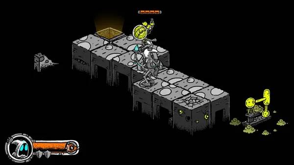 Иллюстрация уровня Plunge с деталями окружения