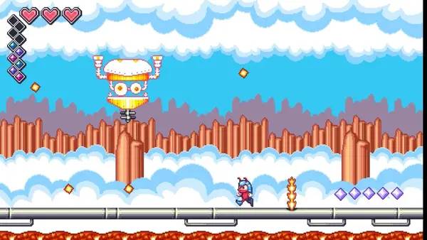 Иллюстрация уровня Polyroll с деталями окружения