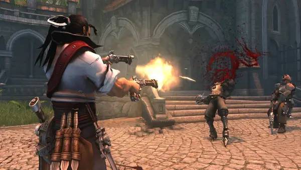 Иллюстрация уровня Приключения капитана Блада с деталями окружения