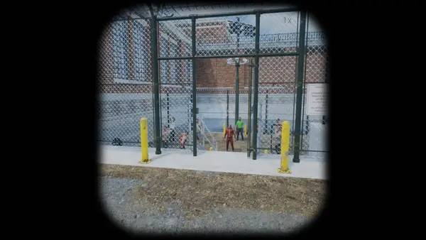 Иллюстрация уровня Prison 69 с деталями окружения