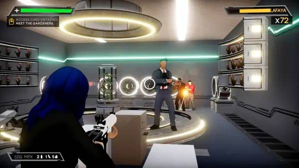 Иллюстрация уровня Project Boost с деталями окружения