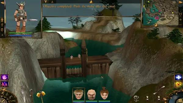 Иллюстрация уровня Проклятые Земли с деталями окружения