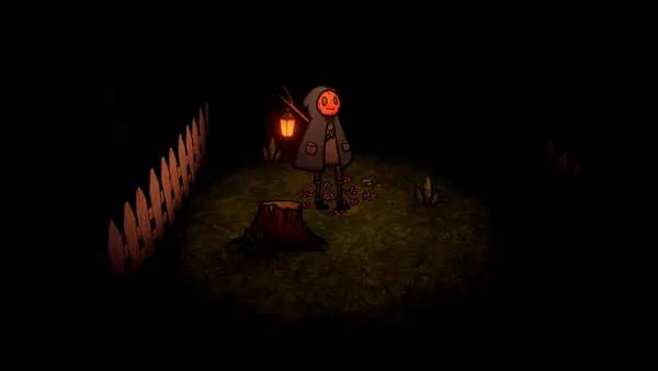 Иллюстрация уровня PUMPKIN PANIC с деталями окружения