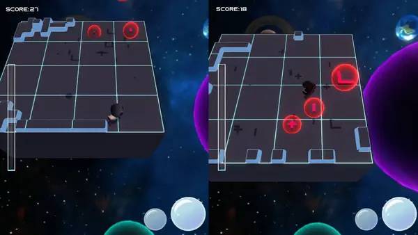 Иллюстрация уровня QuaQua с деталями окружения