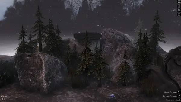 Иллюстрация уровня Quiet as a Stone с деталями окружения