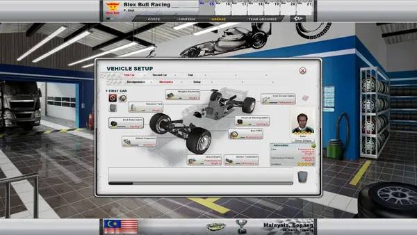 Иллюстрация уровня Racing Manager 2014 с деталями окружения