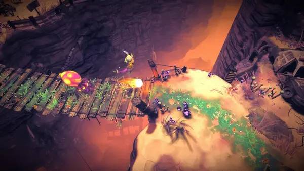 Иллюстрация уровня RAD с деталями окружения