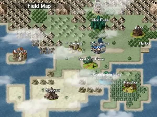 Иллюстрация уровня Re BF с деталями окружения