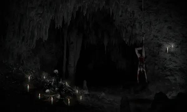 Иллюстрация уровня Real Horror Stories Ultimate Edition с деталями окружения