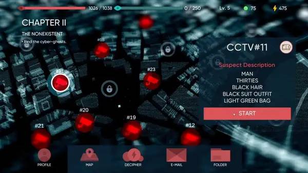 Иллюстрация уровня Recontact London Cyber Puzzle с деталями окружения