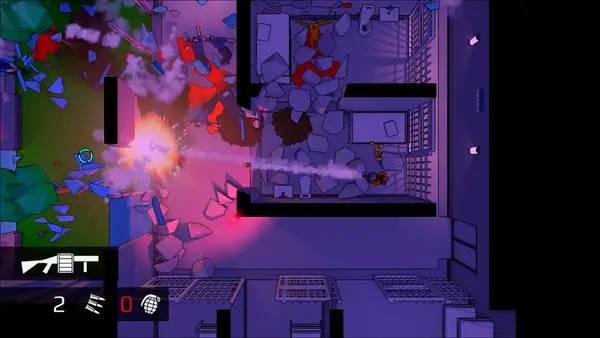 Иллюстрация уровня Redie с деталями окружения