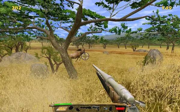 Иллюстрация уровня Remington Super Slam Hunting Africa с деталями окружения