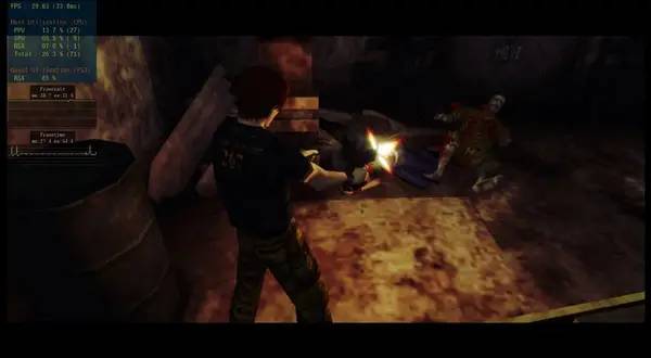 Иллюстрация уровня Resident Evil Code Veronica X HD с деталями окружения