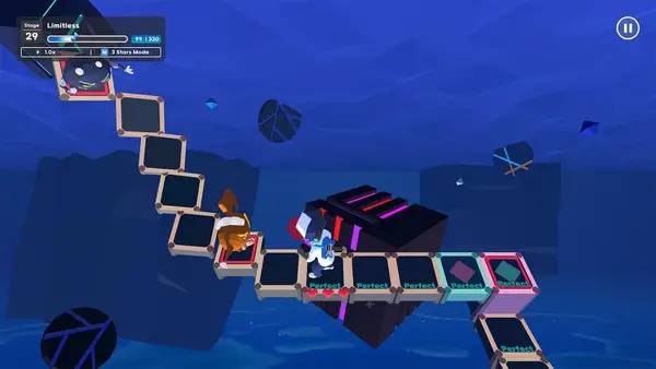 Иллюстрация уровня Rhythm Stones с деталями окружения