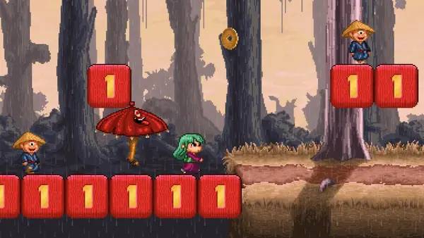 Иллюстрация уровня Rising Dusk с деталями окружения