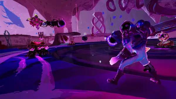 Иллюстрация уровня Risk of Rain 2  Survivors of the Void с деталями окружения
