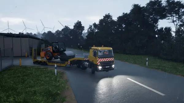 Иллюстрация уровня Road Maintenance Simulator 2 - Winter Services с деталями окружения