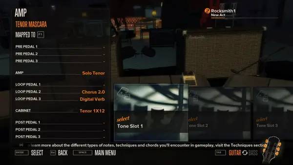 Иллюстрация уровня Rocksmith с деталями окружения