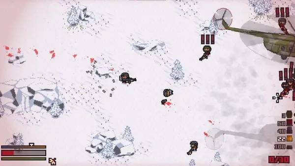 Иллюстрация уровня Rogue North с деталями окружения