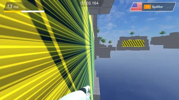 Иллюстрация уровня Run Pro с деталями окружения