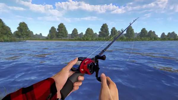 Иллюстрация уровня Russian Fishing 4 с деталями окружения
