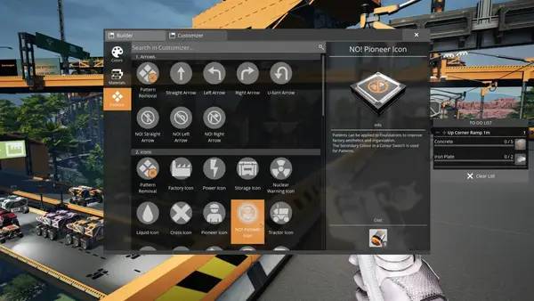 Иллюстрация уровня Satisfactory с деталями окружения