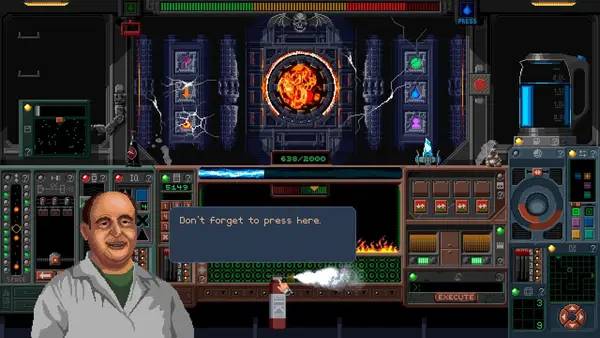 Иллюстрация уровня Save the Reactor с деталями окружения