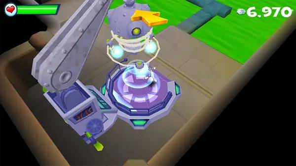 Иллюстрация уровня Scooby Doo! & Looney Tunes Cartoon Universe Adventure с деталями окружения