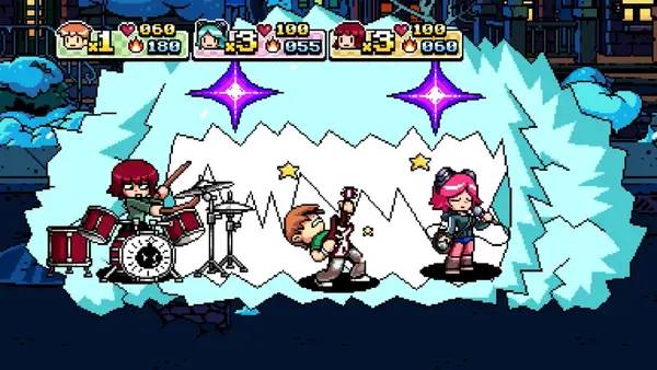 Иллюстрация уровня Scott Pilgrim vs. The World  The Game – Complete Edition с деталями окружения