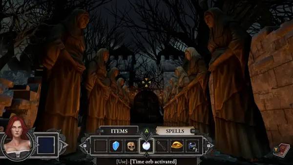 Иллюстрация уровня Shadowgate 2 с деталями окружения