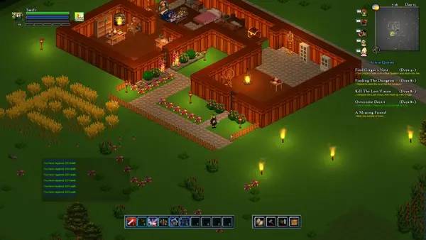 Иллюстрация уровня Shards of Azuria с деталями окружения