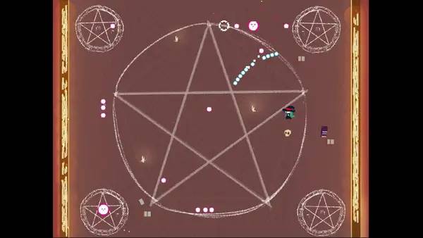 Иллюстрация уровня Shotgun Witch с деталями окружения