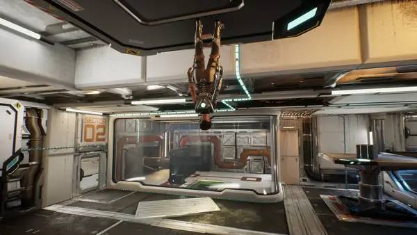 Иллюстрация уровня Sky Beneath с деталями окружения