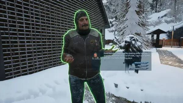 Иллюстрация уровня Snow Plowing Simulator с деталями окружения