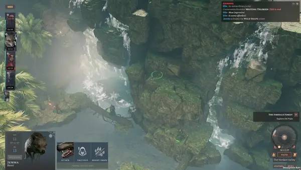 Иллюстрация уровня Solasta  Crown of the Magister - Lost Valley с деталями окружения