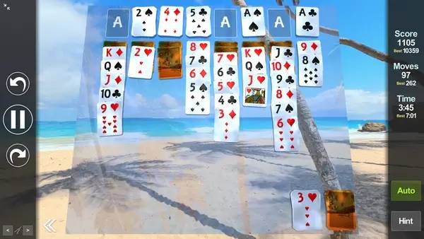 Иллюстрация уровня Solitaire Forever II с деталями окружения