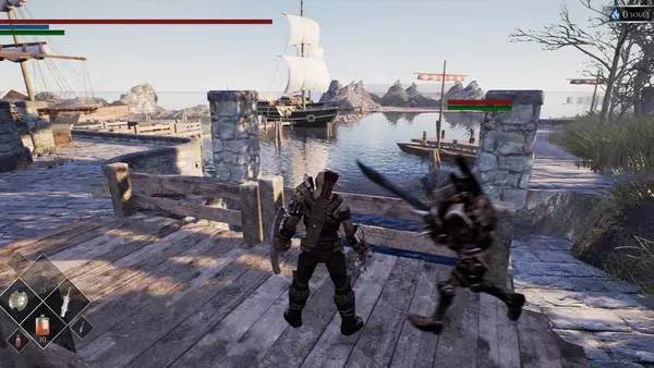 Иллюстрация уровня Soulsland с деталями окружения