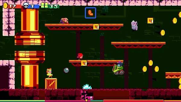 Иллюстрация уровня Soviet Jump Game с деталями окружения