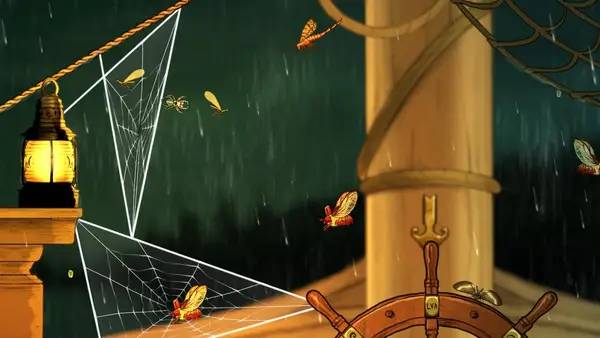 Иллюстрация уровня Spider Rite of the Shrouded Moon с деталями окружения