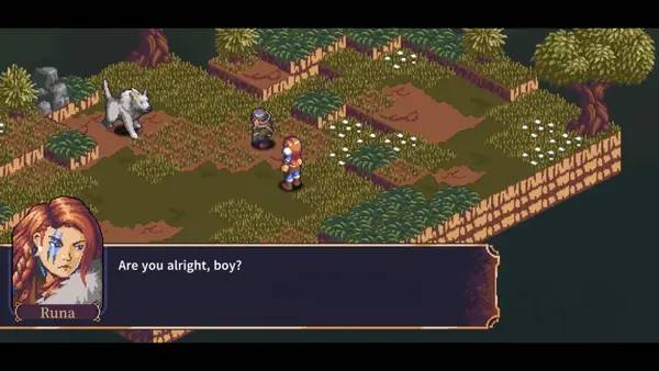 Иллюстрация уровня Spiritlink Tactics с деталями окружения