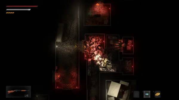 Иллюстрация уровня Sporeborn Dark с деталями окружения