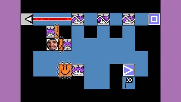 Иллюстрация уровня SquishCraft с деталями окружения