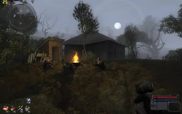Иллюстрация уровня Сталкер  Call of Pripyat - SZM CoP 0.2 с деталями окружения