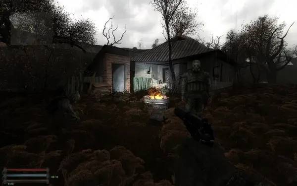 Иллюстрация уровня Сталкер  Shadow of Chernobyl - Lost World Troops of Doom с деталями окружения