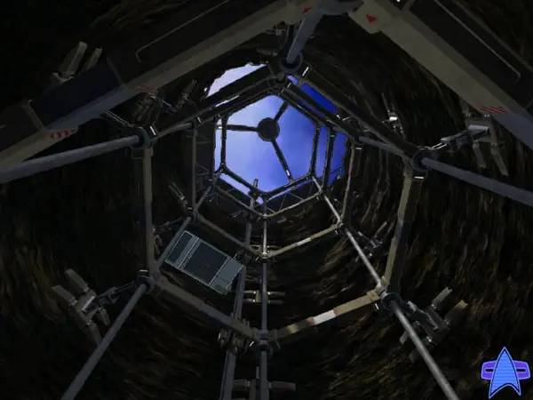 Иллюстрация уровня Star Trek Hidden Evil с деталями окружения