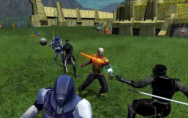 Иллюстрация уровня STAR WARS Knights of the Old Republic 2 - The Sith Lords с деталями окружения