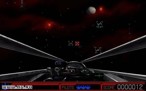 Иллюстрация уровня Star Wars Rebel Assault 2  The Hidden Empire с деталями окружения