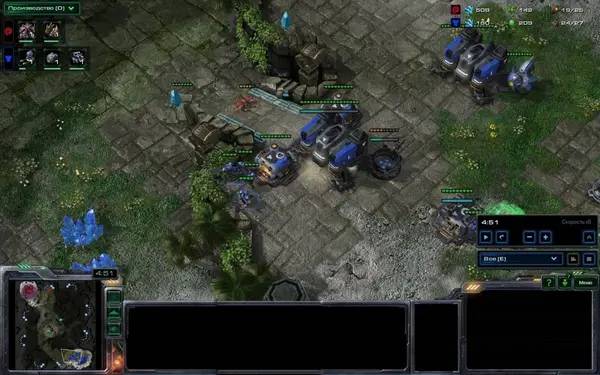 Иллюстрация уровня StarCraft 2 Heart of the Swarm с деталями окружения