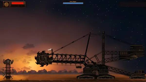 Иллюстрация уровня Steampunk Tower 2 с деталями окружения