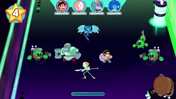 Иллюстрация уровня Steven Universe Unleash The Light с деталями окружения